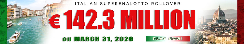 Another Rollover for Italian Lotto - PLAY NOW