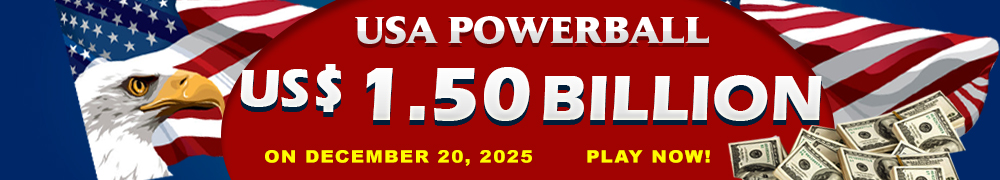 Start Winning BIGGER MULTI-MILLION Jackpots US$ 1.50 Billion from USA Powerball on December 20!