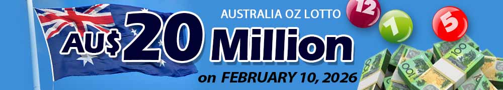 Start Winning BIGGER, MULTI-MILLIONS Jackpots AU$ 20 Million on February 10, 2026!