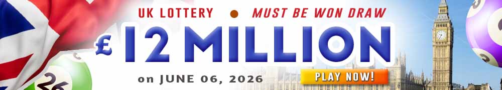 Win the Must Be Won UK draw at GBP 12 Million!