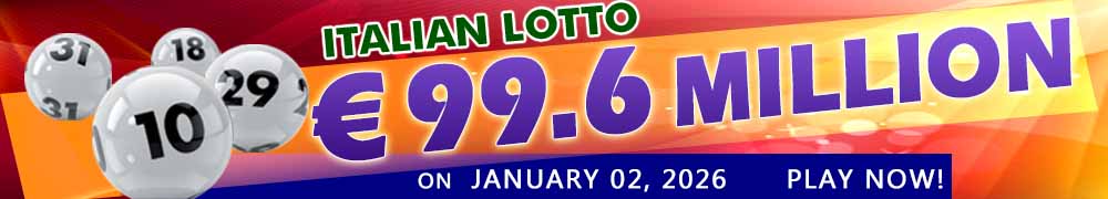 Another Rollover for Italian Lotto - PLAY NOW