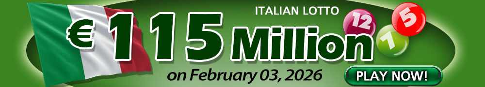 Another Rollover for Italian Lotto - PLAY NOW