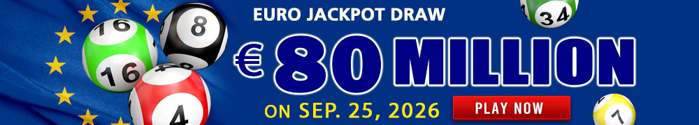 EuroJackpot: EUR 80 Million on September 25, 2026