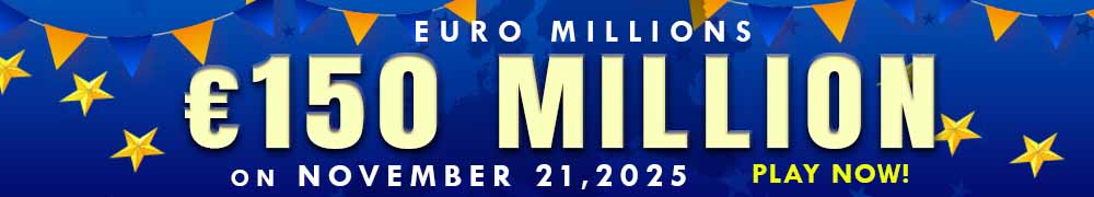 Euro Millions Rollover EUR 150 Million on November 21, 2025