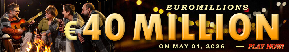 Euro Millions Rollover EUR 40 Million on May 01, 2026