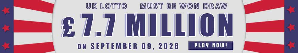 Win the Must Be Won UK draw at GBP 7.7 Million!