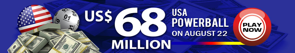 Start Winning BIGGER MULTI-MILLION Jackpots US$ 68 Million from USA Powerball on August 22, 2026!