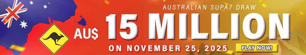 Start Winning BIGGER, MULTI-MILLIONS Jackpots AU$ 15 Million on November 25, 2025!