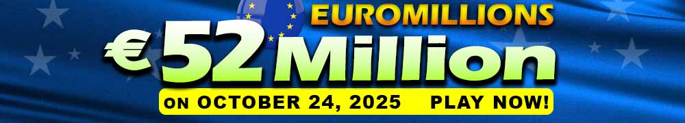 Euro Millions Rollover EUR 52 Million on October 24, 2025