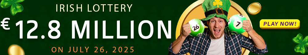 Try your luck for the next Irish lotto draw with an estimated jackpot of EUR 12.8 Million!