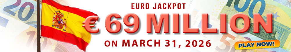 EuroJackpot: EUR 69 Million on March 31, 2026
