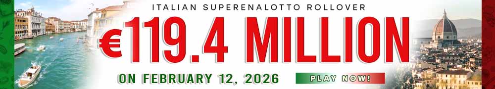 Another Rollover for Italian Lotto - PLAY NOW