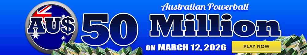 AU$ 50 Million on March 12, 2026 in the Australian Powerball Draw