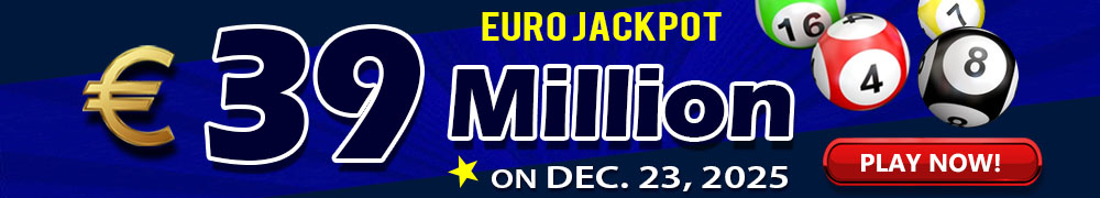 EuroJackpot: EUR 39 Million on December 23, 2025