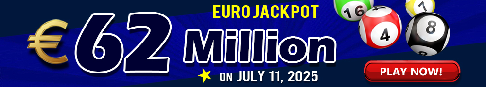 EuroJackpot: EUR 62 Million on July 11, 2025