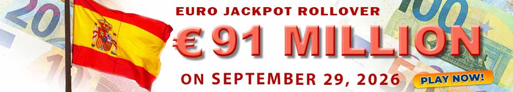 EuroJackpot: EUR 91 Million on September 29, 2026