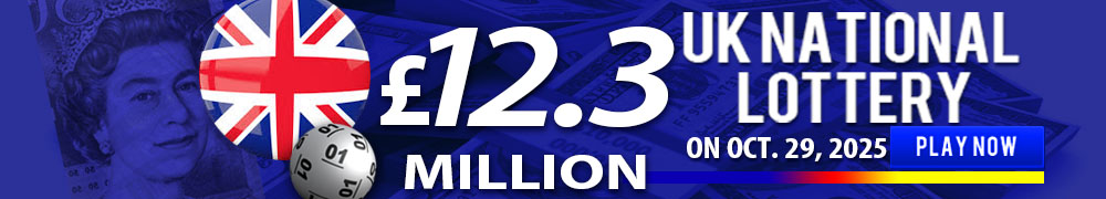 UK Lotto now at GBP 12.3 Million for the draw on October 29!