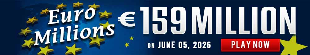 Euro Millions Rollover EUR 159 Million on June 05, 2026