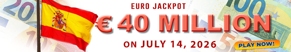 EuroJackpot: EUR 40 Million on July 14, 2026