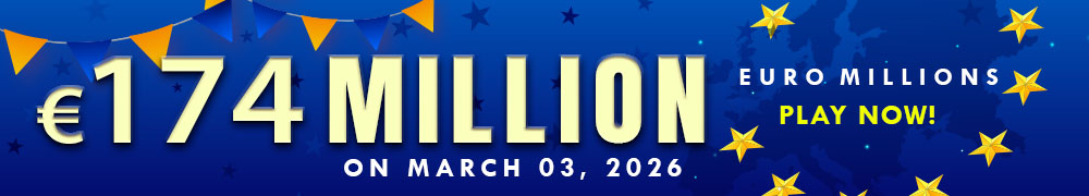 Euro Millions Rollover EUR 174 Million on March 03, 2026