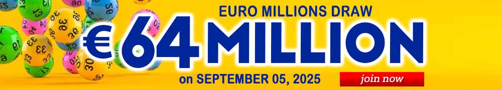 Euro Millions Rollover EUR 64 Million on September 05, 2025