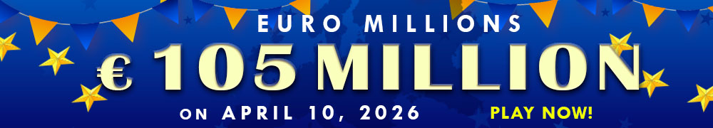 Euro Millions Rollover EUR 105 Million on April 10, 2026
