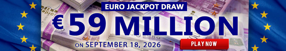 EuroJackpot: EUR 59 Million on September 18, 2026