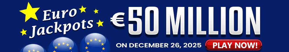 EuroJackpot: EUR 50 Million on December 26, 2025