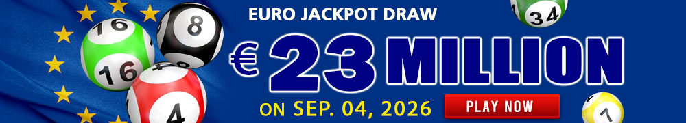 EuroJackpot: EUR 23 Million on September 04, 2026