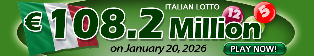 Another Rollover for Italian Lotto - PLAY NOW