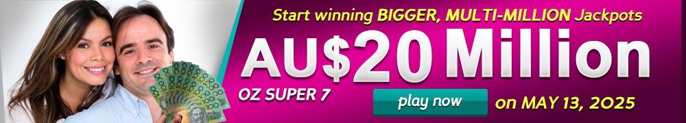 Start Winning BIGGER, MULTI-MILLIONS Jackpots AU$ 20 Million on May 13, 2025!