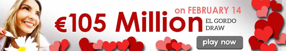 Win Your Share of El Gordo EUR 105 Million This February 14!