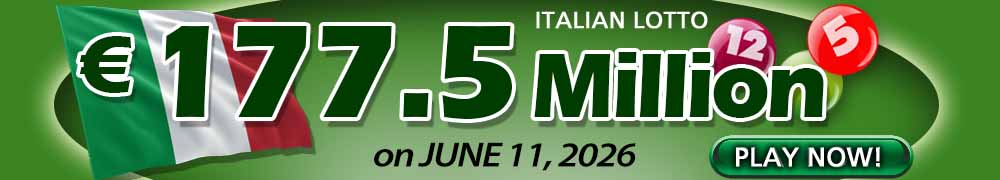 Another Rollover for Italian Lotto - PLAY NOW