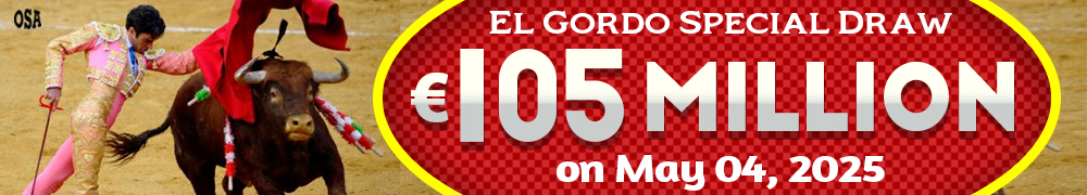 Win Your Share of El Gordo EUR 105 Million This May 04!