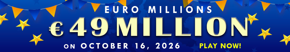 Euro Millions Rollover EUR 49 Million on October 16, 2026