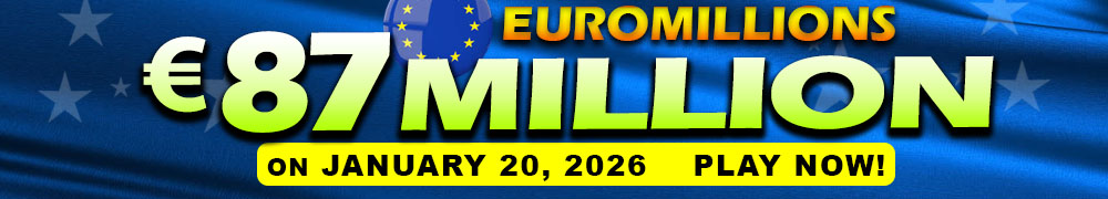 Euro Millions Rollover EUR 87 Million on January 20, 2026