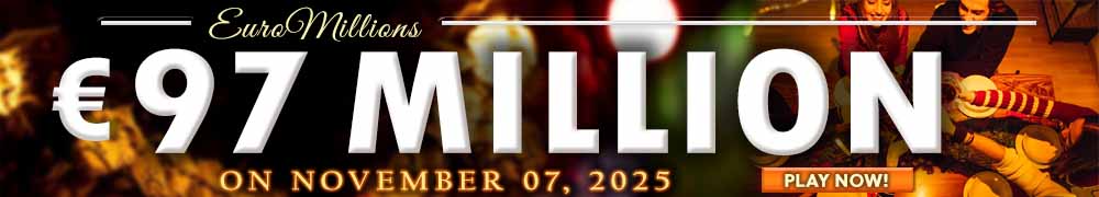 Euro Millions Rollover EUR 97 Million on November 07, 2025