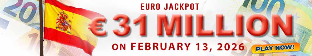 EuroJackpot: EUR 31 Million on February 13, 2026