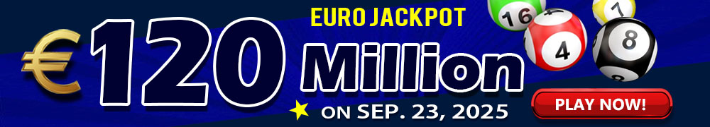 EuroJackpot: EUR 120 Million on September 23, 2025