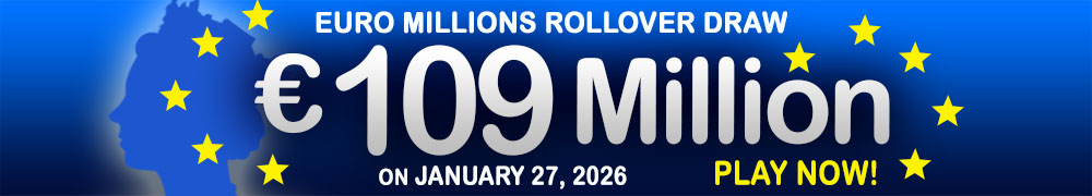 Euro Millions Rollover EUR 109 Million on January 27, 2026