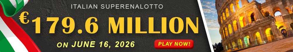 Another Rollover for Italian Lotto - PLAY NOW