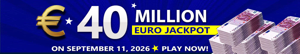 EuroJackpot: EUR 40 Million on September 11, 2026