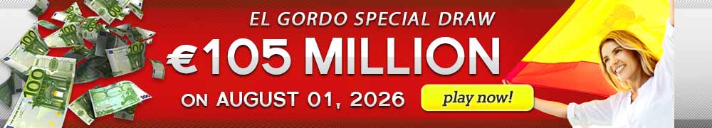 Win Your Share of El Gordo EUR 105 Million This August 01!