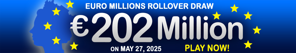 Euro Millions Rollover EUR 202 Million on May 27, 2025