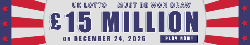 Win the Must Be Won UK draw at GBP 15 Million!