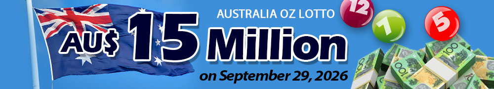 Start Winning BIGGER, MULTI-MILLIONS Jackpots AU$ 15 Million on September 29, 2026!