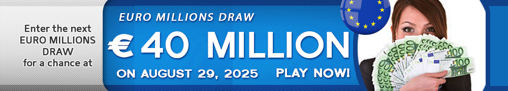 Euro Millions Rollover EUR 40 Million on August 29, 2025