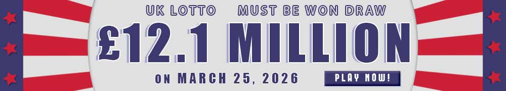 Win the Must Be Won UK draw at GBP 12.1 Million!