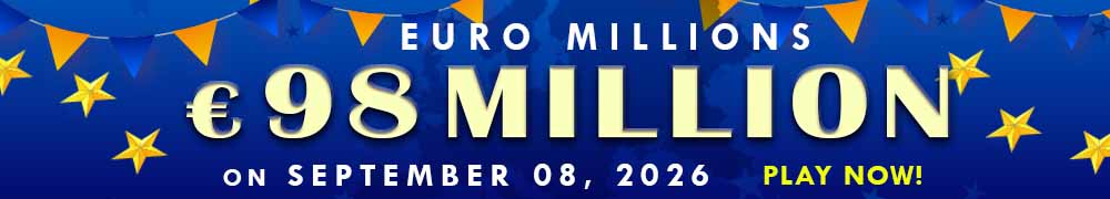 Euro Millions Rollover EUR 98 Million on September 08, 2026