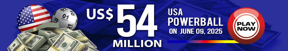 Start Winning BIGGER MULTI-MILLION Jackpots US$ 54 Million from USA Powerball on June 09!